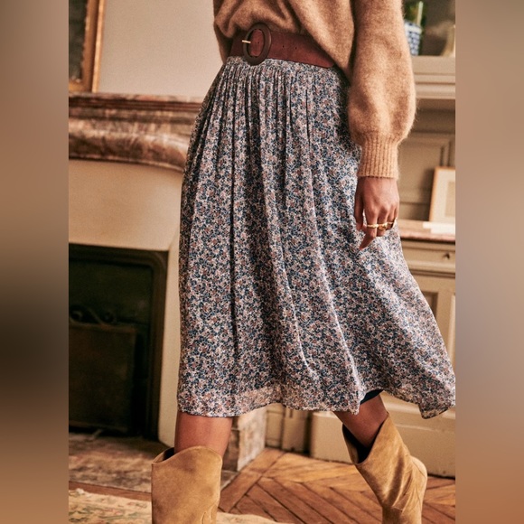 SÉZANE Maria skirt in blooming blue - Picture 1 of 7